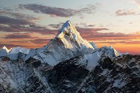 A beautiful mountain skyscape